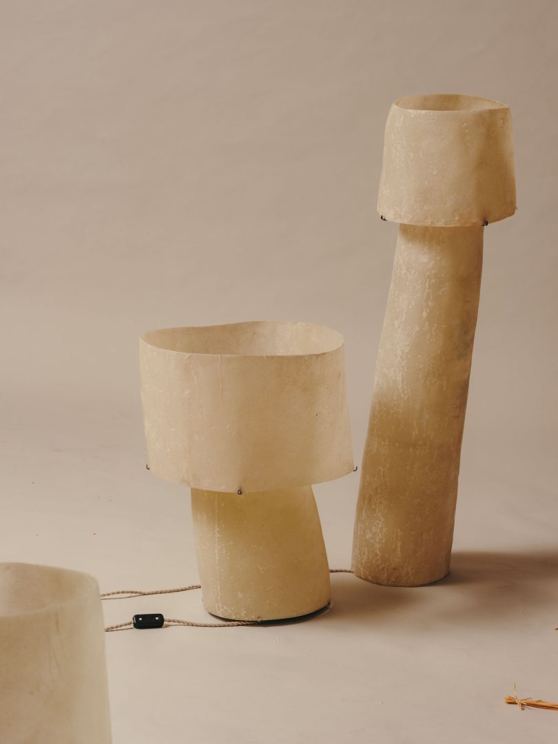 工作室Kilki设计的极简主义灯具Mush Lamps