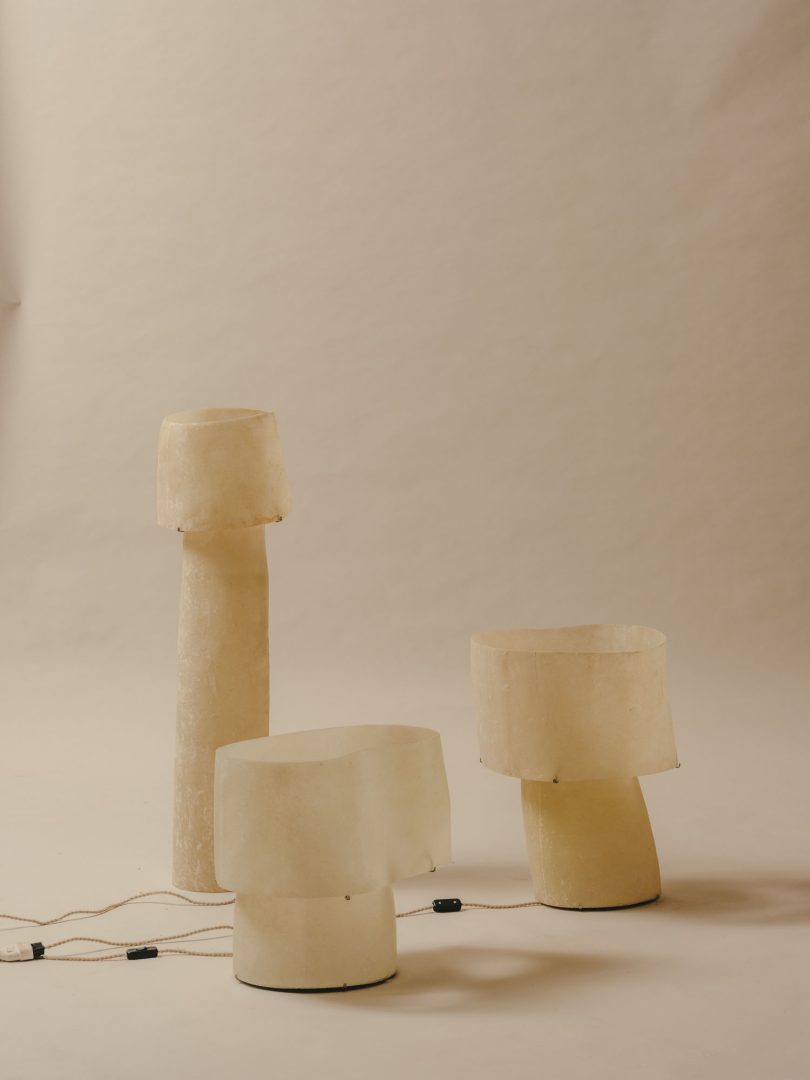 工作室Kilki设计的极简主义灯具Mush Lamps