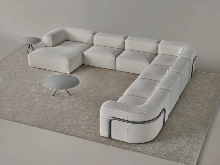 由Controvento设计的极简主义沙发Bangle