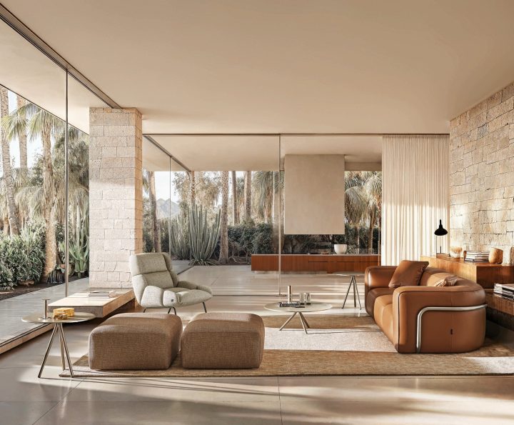 由Controvento设计的极简主义沙发Bangle