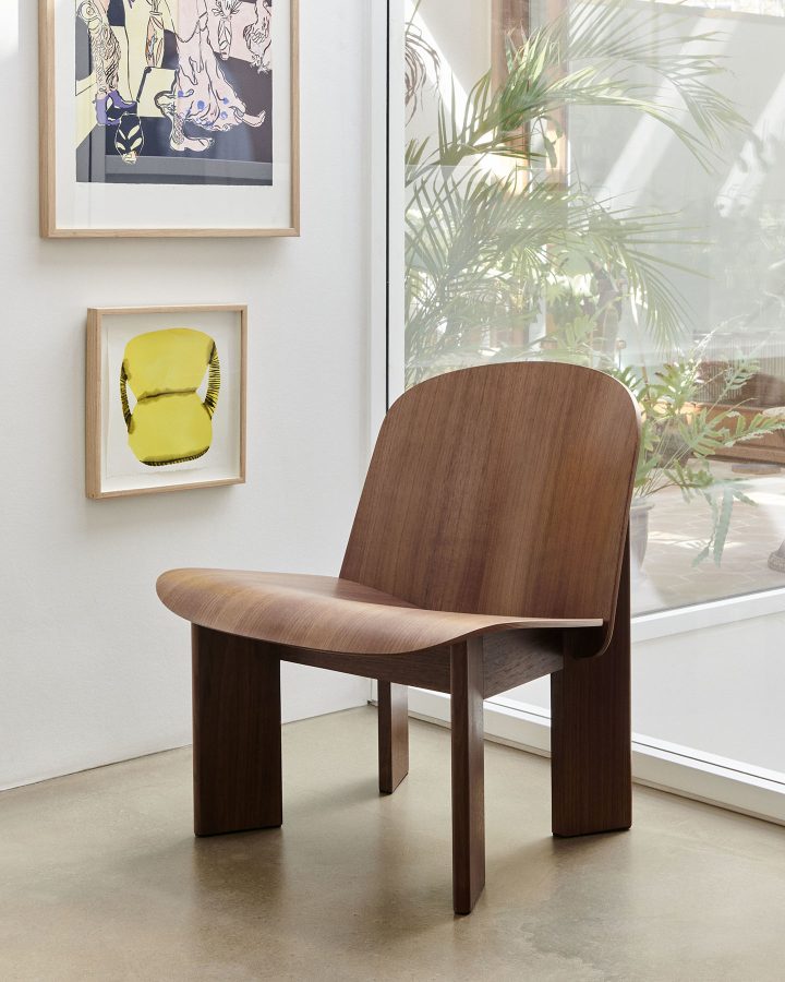 Andreas Bergsaker设计的休闲椅Chisel Lounge Chair