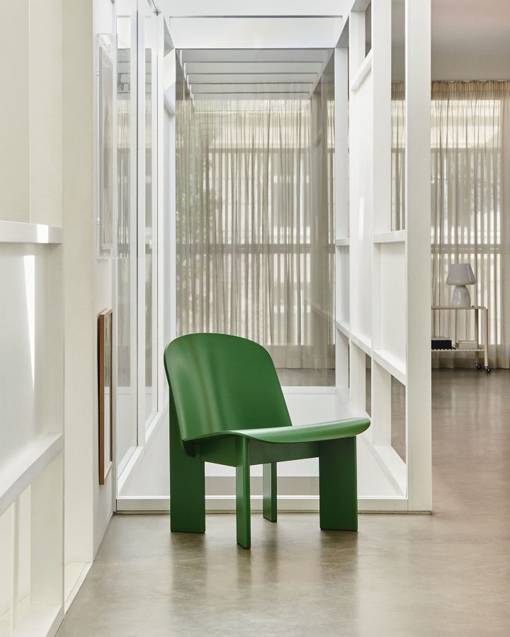 Andreas Bergsaker设计的休闲椅Chisel Lounge Chair