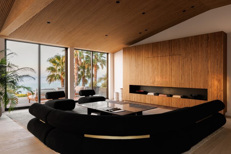 Sophie Goineau以波浪为灵感改造马里布的别墅