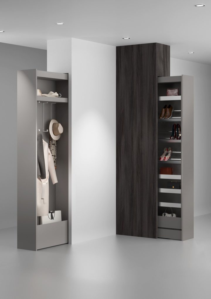 Bigfoot®Milano:入口通道步入式衣柜或合同空间的解决方案