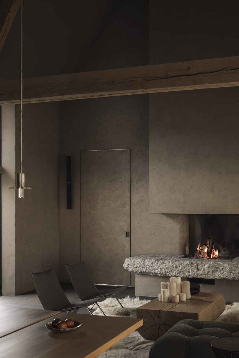 T J I P interior architects设计的极简主义住宅Gits Berg