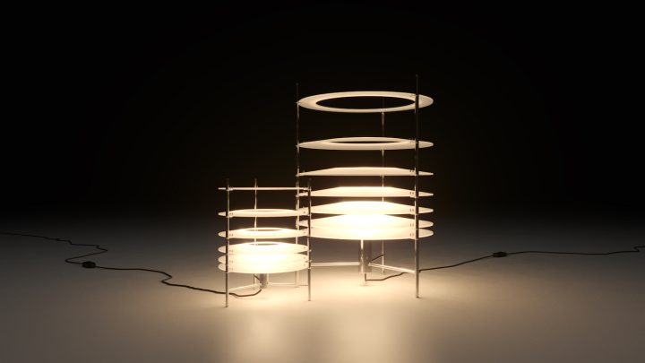 由Guido Valín设计的极简主义灯具Topuro