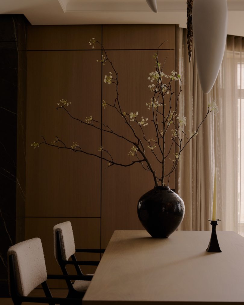 Jessica Gersten Design设计的极简公寓15 Central Park West