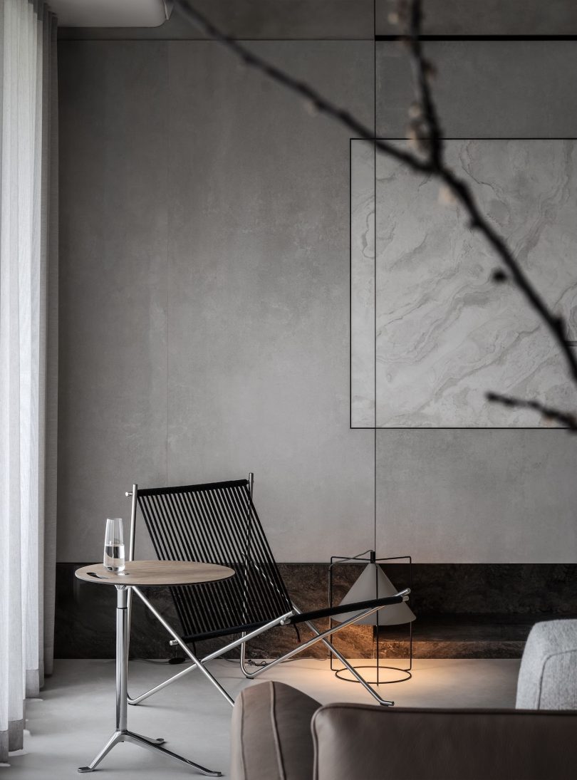 Behind Design设计的极简主义公寓Plain Apartment