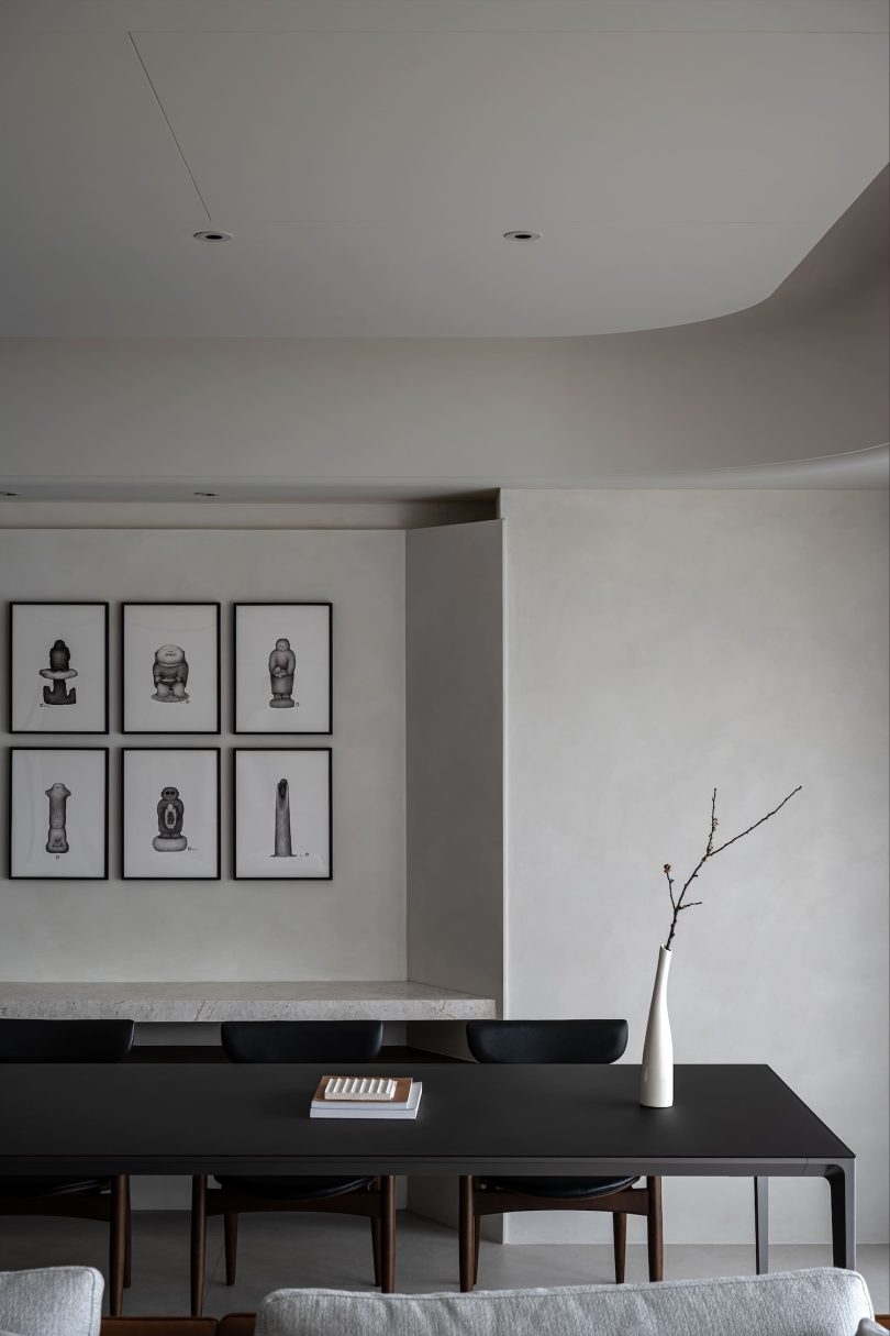 Behind Design设计的极简主义公寓Plain Apartment