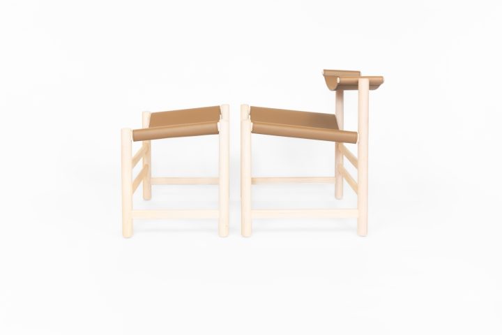 Mark Khoury设计的极简休闲椅Tilt Lounging Set