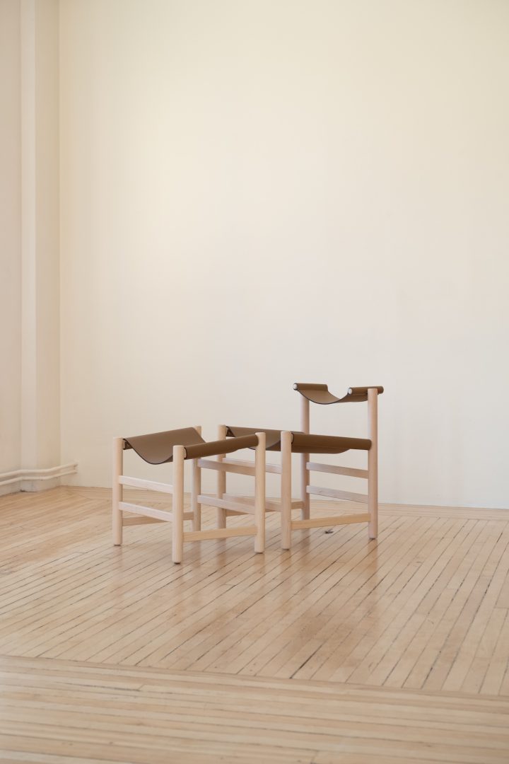 Mark Khoury设计的极简休闲椅Tilt Lounging Set