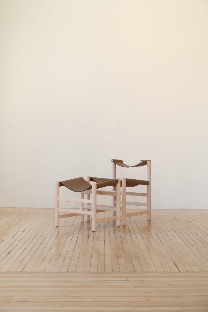 Mark Khoury设计的极简休闲椅Tilt Lounging Set