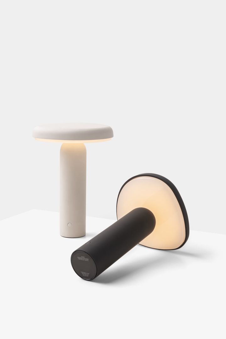 WENTZ设计的极简灯具Fungi Mini Portable Lamp
