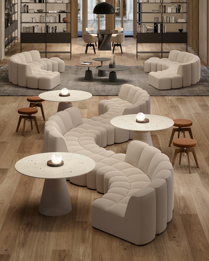 意大利家具品牌:MDF Italia,由Snøhetta设计的Array沙发