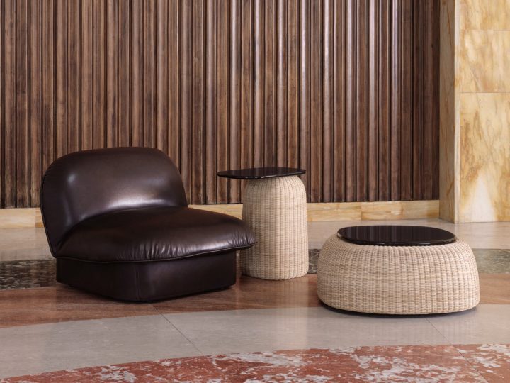 意大利家具品牌：柔软的柳条轮廓塑造了新款Frigerio家具