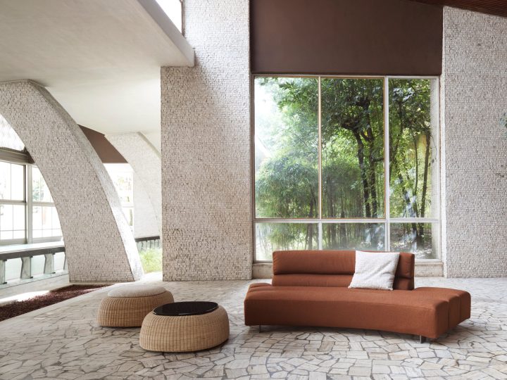 意大利家具品牌：柔软的柳条轮廓塑造了新款Frigerio家具