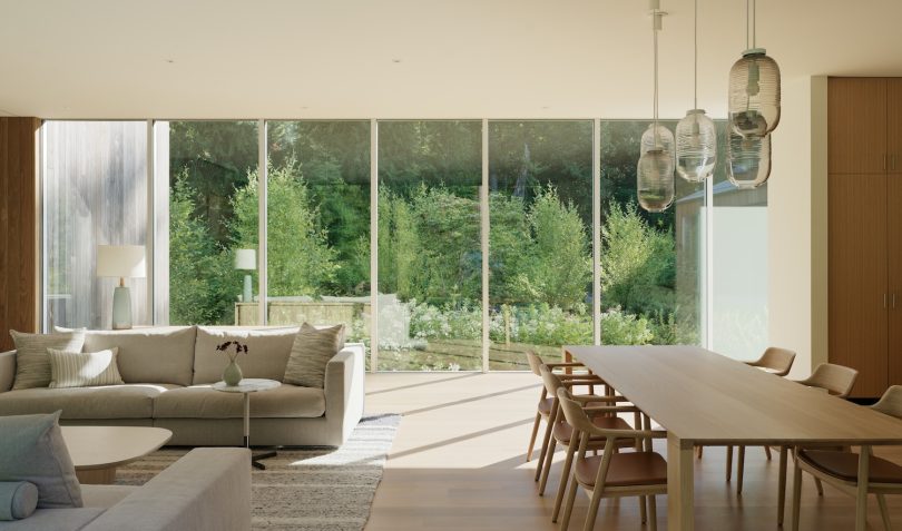 Heliotrope Architects设计的极简住宅Interurban Residence