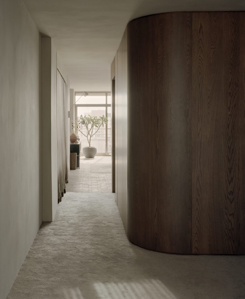 由Lovell Burton设计的极简主义公寓99 Spring Street