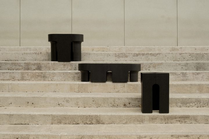 由Estefanía Agudelo设计的极简主义边桌En.torno