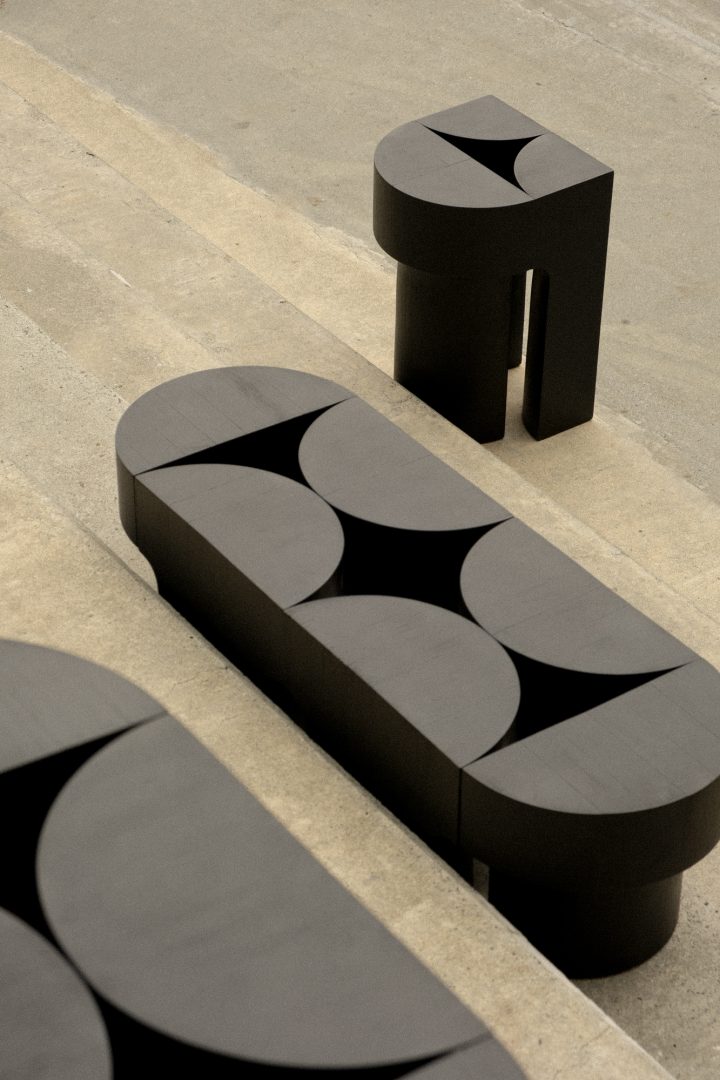 由Estefanía Agudelo设计的极简主义边桌En.torno