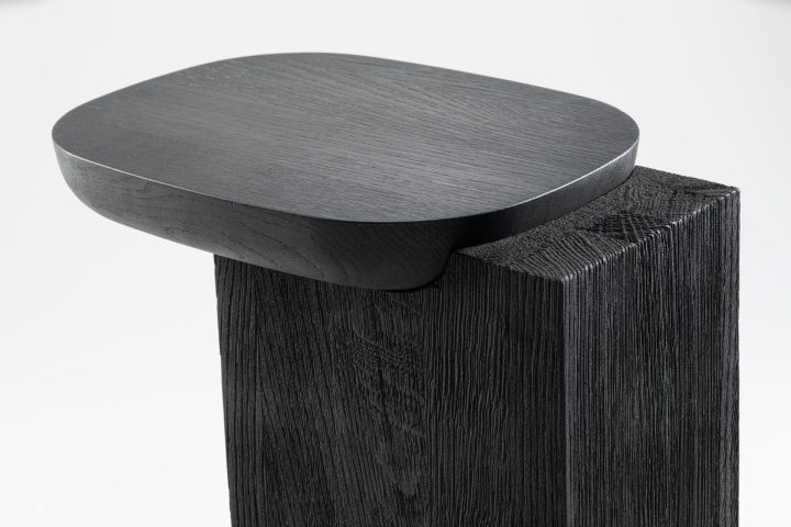 克罗地亚设计品牌：Alain Gilles的雕塑和不对称的咖啡桌