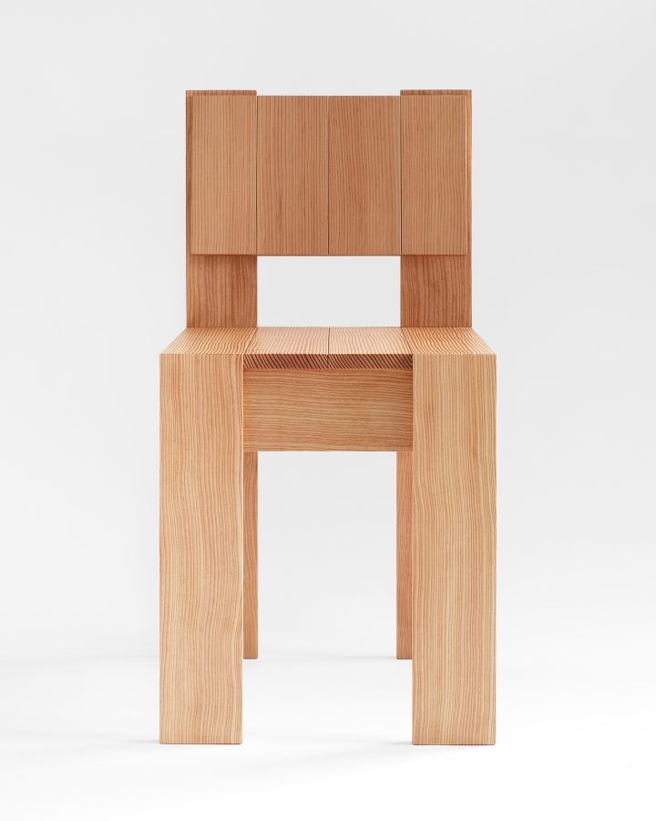 Akasaki & Vanhuyse设计的极简主义椅子Tableau Chair