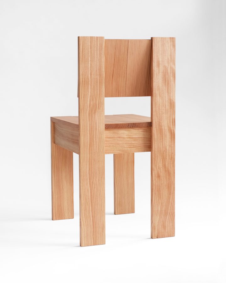 Akasaki & Vanhuyse设计的极简主义椅子Tableau Chair