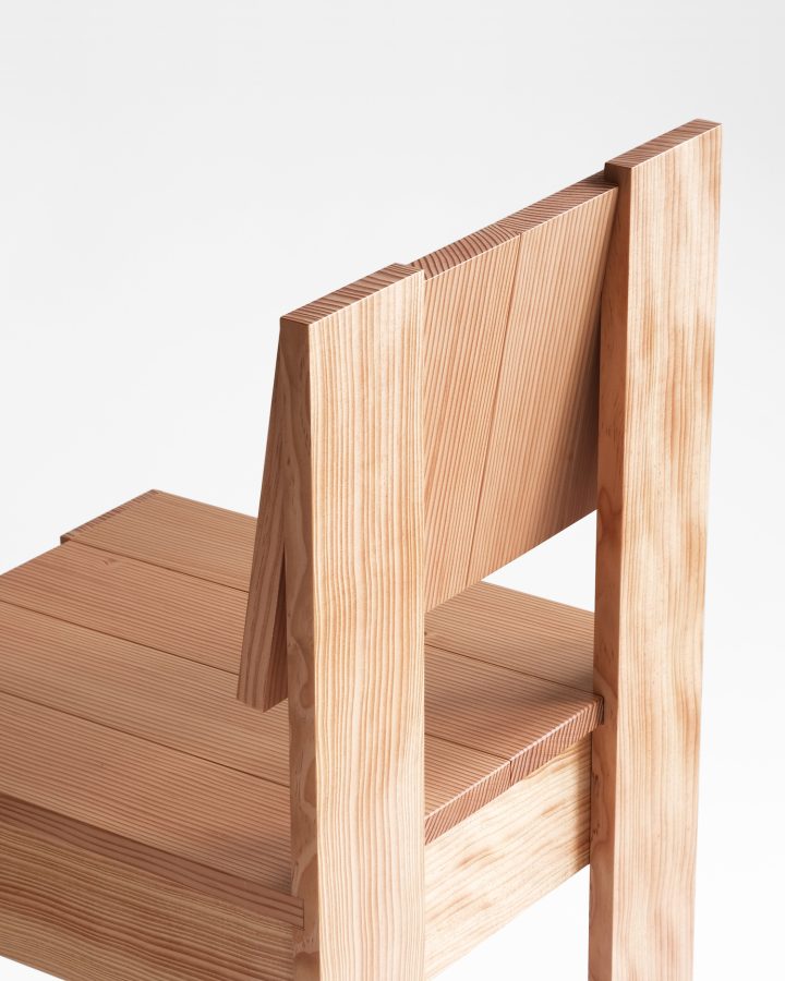 Akasaki & Vanhuyse设计的极简主义椅子Tableau Chair