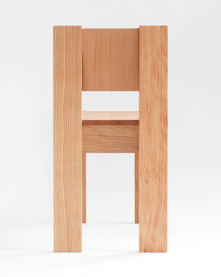 Akasaki & Vanhuyse设计的极简主义椅子Tableau Chair
