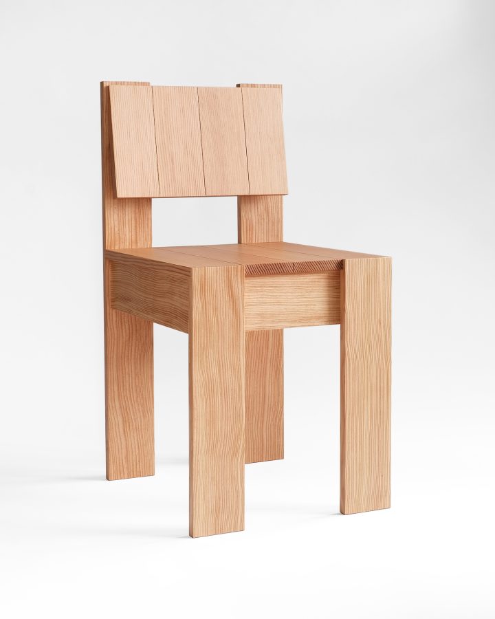Akasaki & Vanhuyse设计的极简主义椅子Tableau Chair