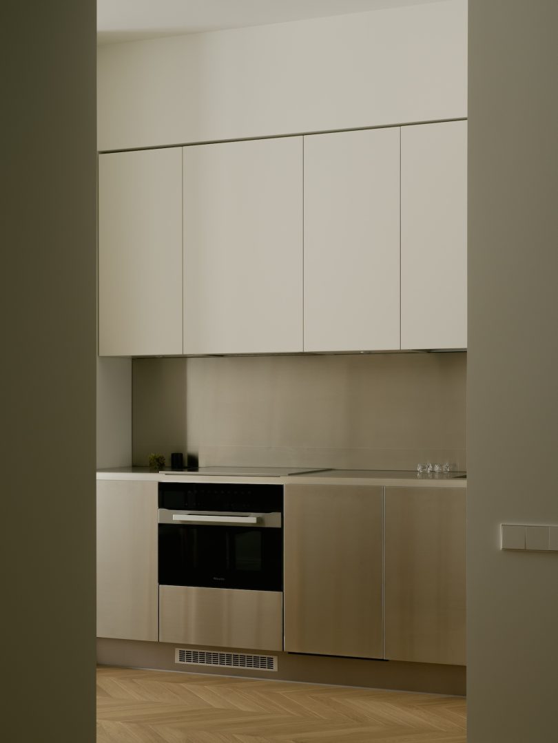 由Alexandra Levina设计的极简公寓Vasilievsky