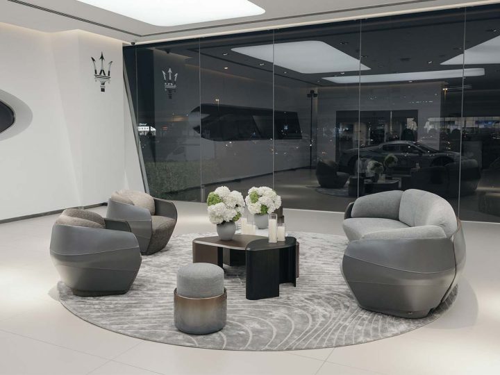 意大利家具品牌:Giorgetti和Maserati合作在阿联酋亮相