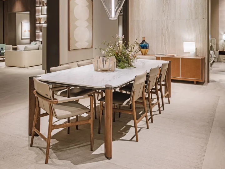 意大利家具品牌:Turri推出Matteo Nunziati设计的餐桌Kyma
