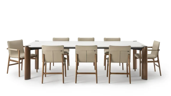 意大利家具品牌:Turri推出Matteo Nunziati设计的餐桌Kyma