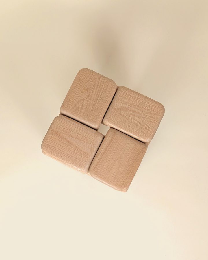 由Luis Gimeno设计的极简主义凳子Knot Stool