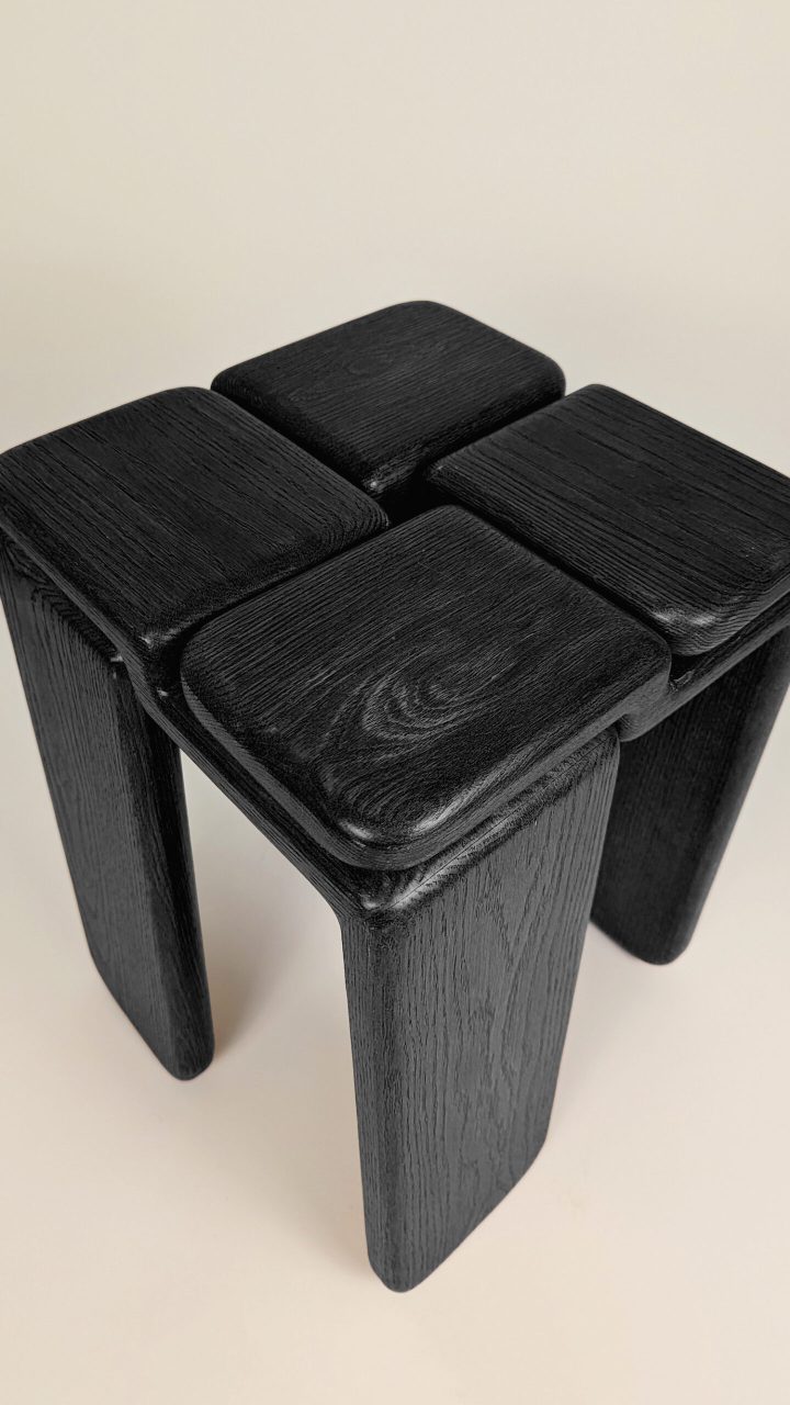 由Luis Gimeno设计的极简主义凳子Knot Stool