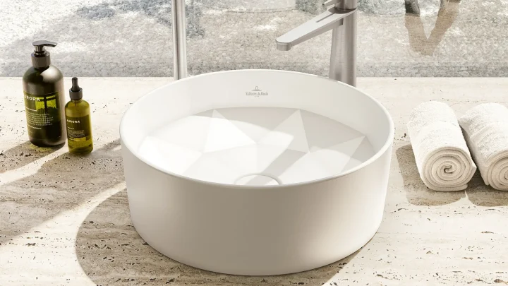 德国陶瓷卫浴品牌：Villeroy & Boch推出洗脸盆Octagon