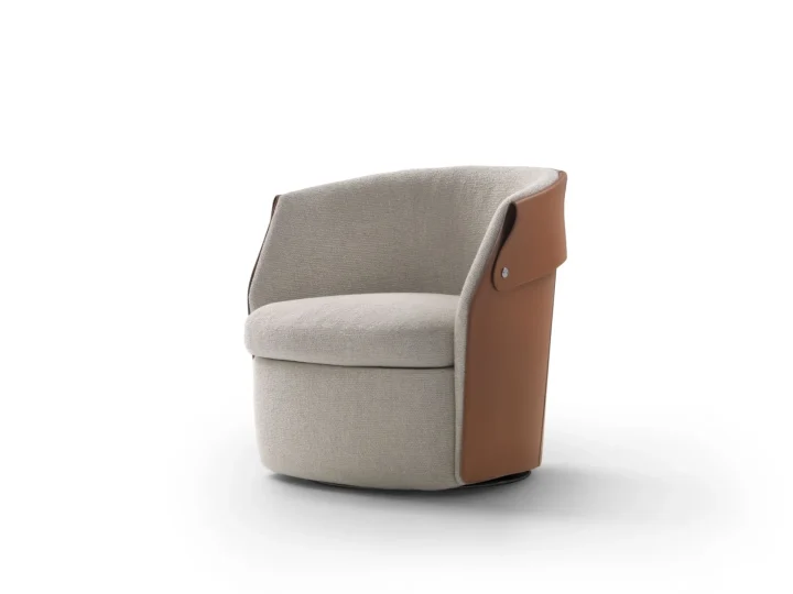 意大利家具品牌：Flexform推出全新设计的扶手椅Ozzy