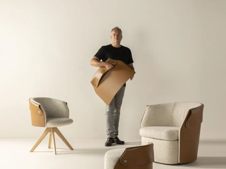 意大利家具品牌：Flexform推出全新设计的扶手椅Ozzy