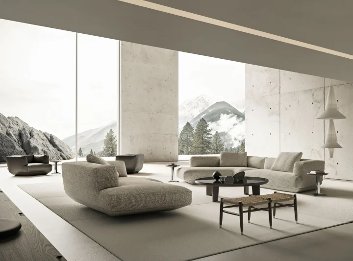 意大利家具品牌：Antonio Citterio为Flexform设计的Loungescape