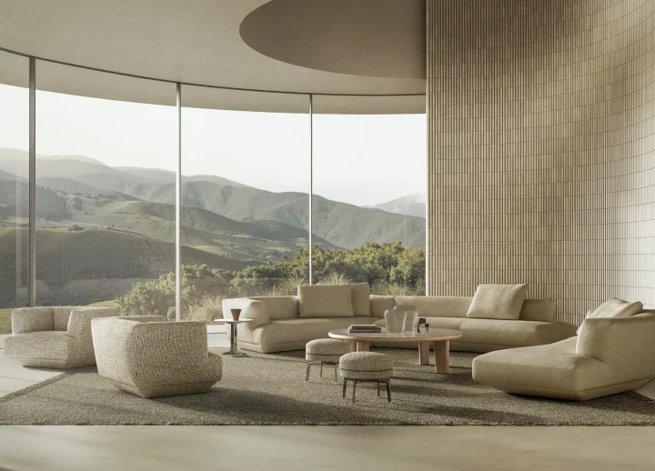 意大利家具品牌：Antonio Citterio为Flexform设计的Loungescape