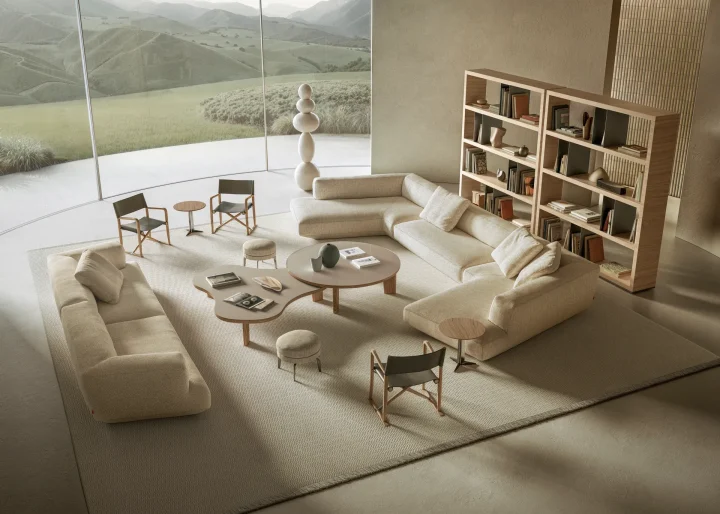 意大利家具品牌：Antonio Citterio为Flexform设计的Loungescape