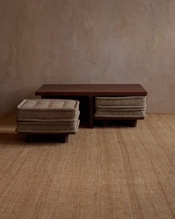 Beson设计的极简家具Noa Coffee Table & Ottomans