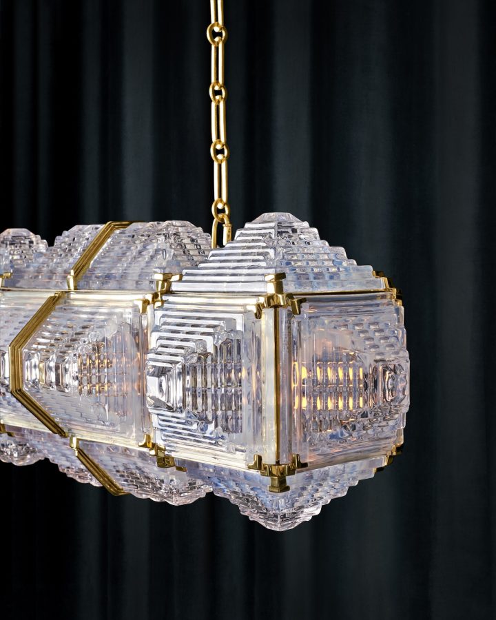 Rosie Li Studio推出的全新灯具系列Jewel Block