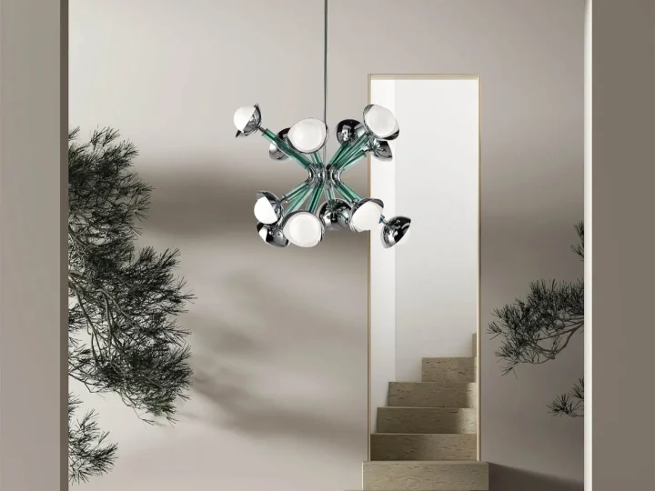 意大利灯具品牌：Multiforme的Stimma系列一抹光的“绽放”