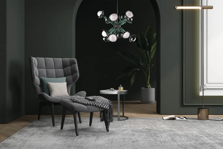 意大利灯具品牌：Multiforme的Stimma系列一抹光的“绽放”