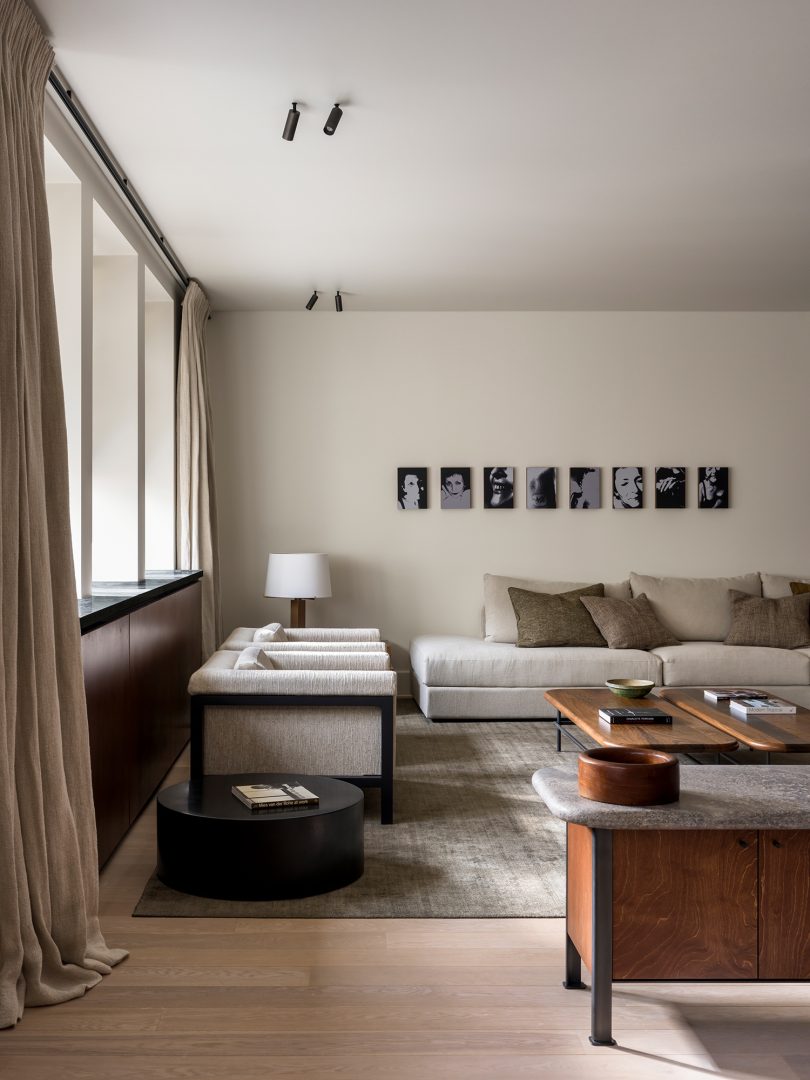 Decancq Vercruysse设计的极简公寓Pied-à-terre Brussels