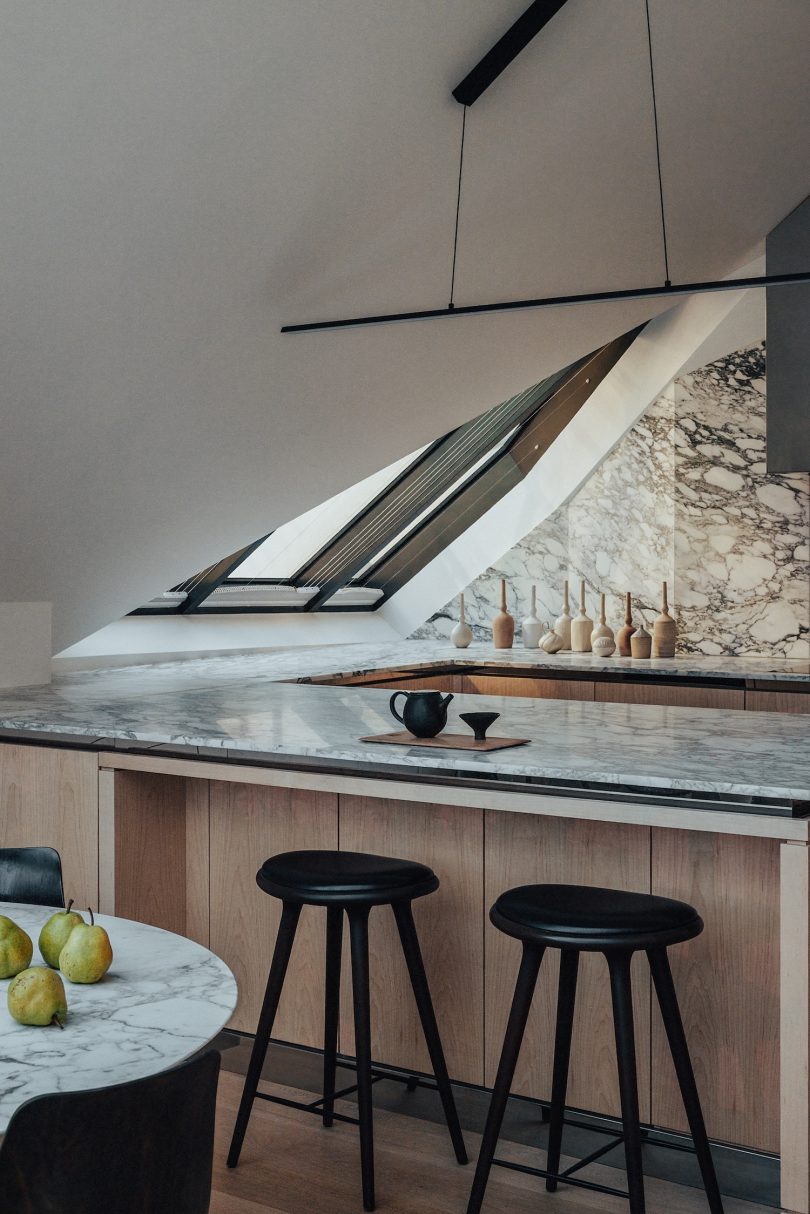 Grafted 设计的极简主义公寓 Apartment Arabescato