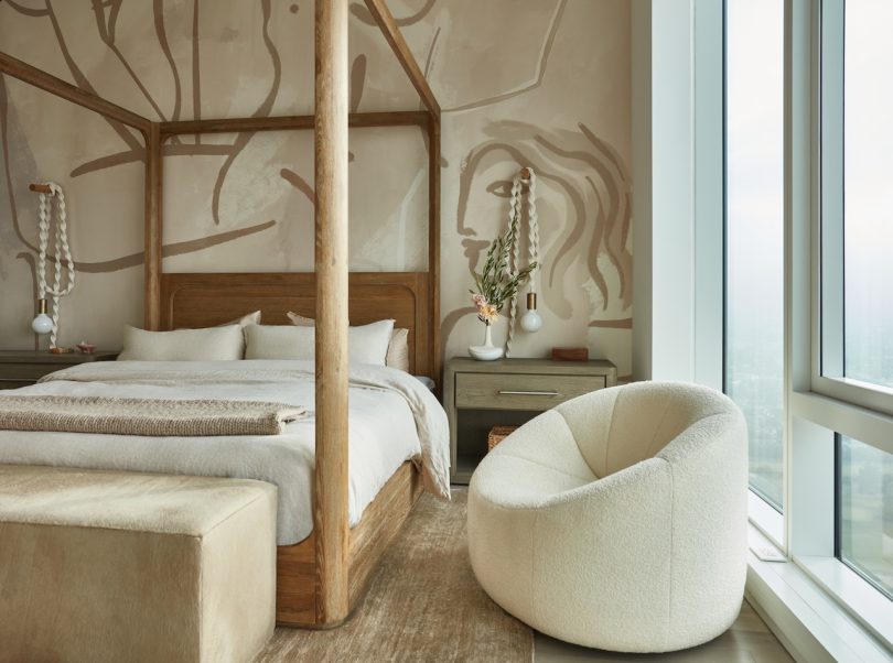 The Scale Collective 为比佛利山顶层公寓带来触感温暖