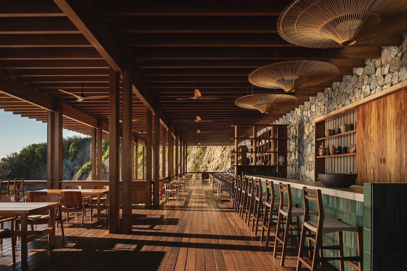Huber Design Studio 设计的极简主义餐厅 Sal Restaurant